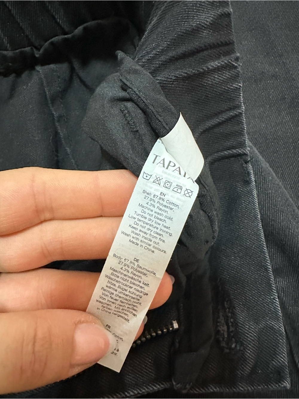 Oversized Wide Leg Black Jeans  - 33” Inseam High-Waist - Picture 13 of 15